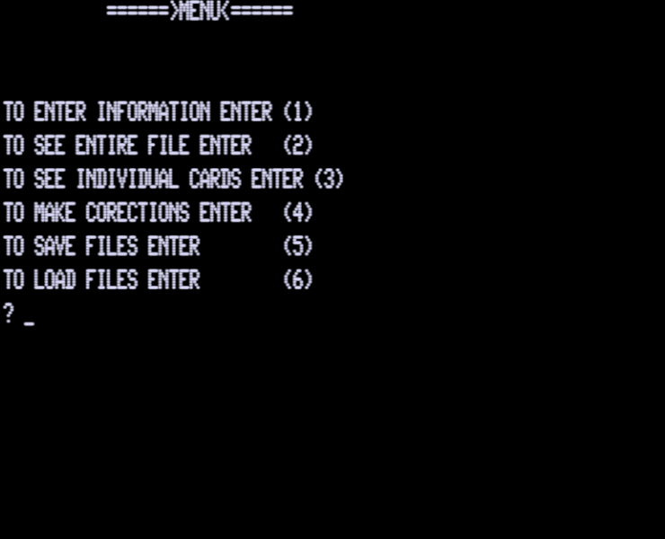 Screen shot